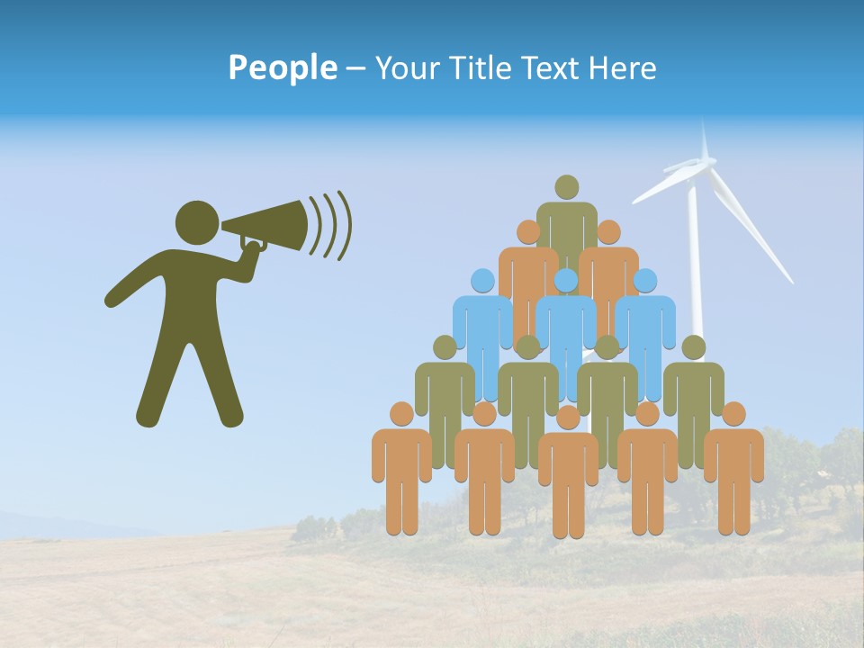 Sustainability Electrical Generator PowerPoint Template