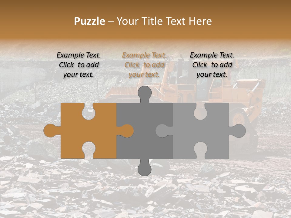 Layered Ecology Truck PowerPoint Template