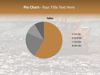 Layered Ecology Truck PowerPoint Template