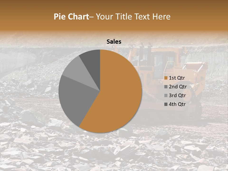 Layered Ecology Truck PowerPoint Template
