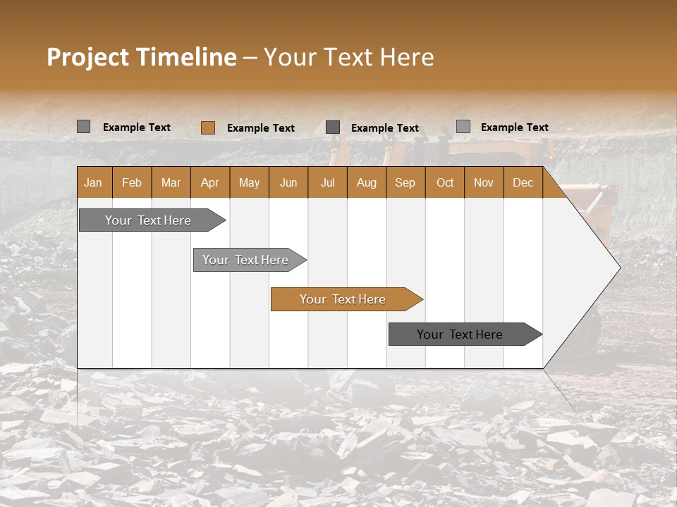 Layered Ecology Truck PowerPoint Template