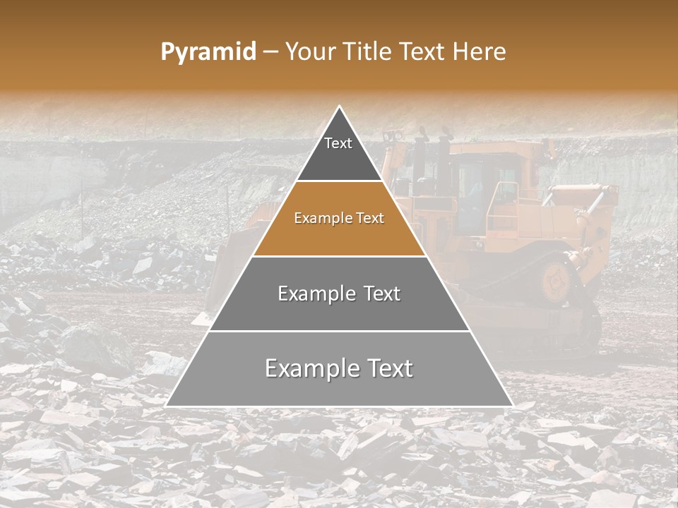 Layered Ecology Truck PowerPoint Template