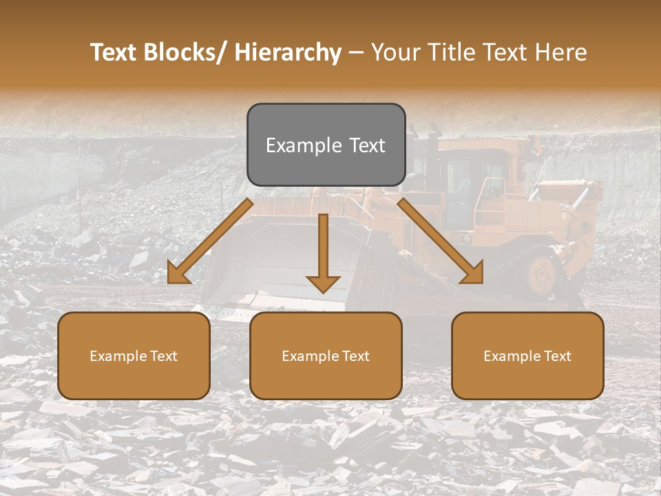 Layered Ecology Truck PowerPoint Template