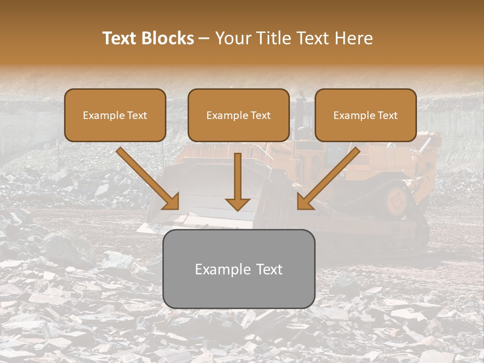 Layered Ecology Truck PowerPoint Template