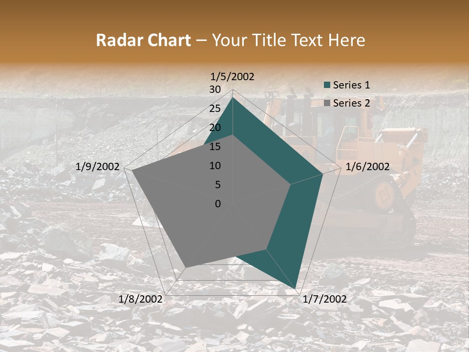 Layered Ecology Truck PowerPoint Template