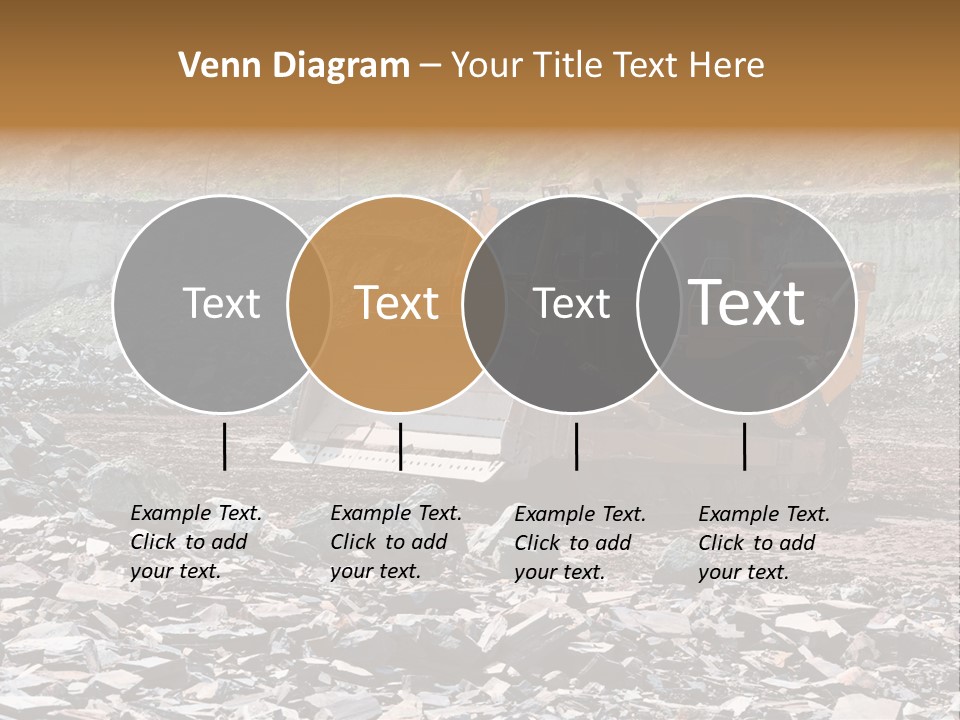 Layered Ecology Truck PowerPoint Template
