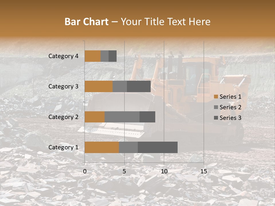 Layered Ecology Truck PowerPoint Template
