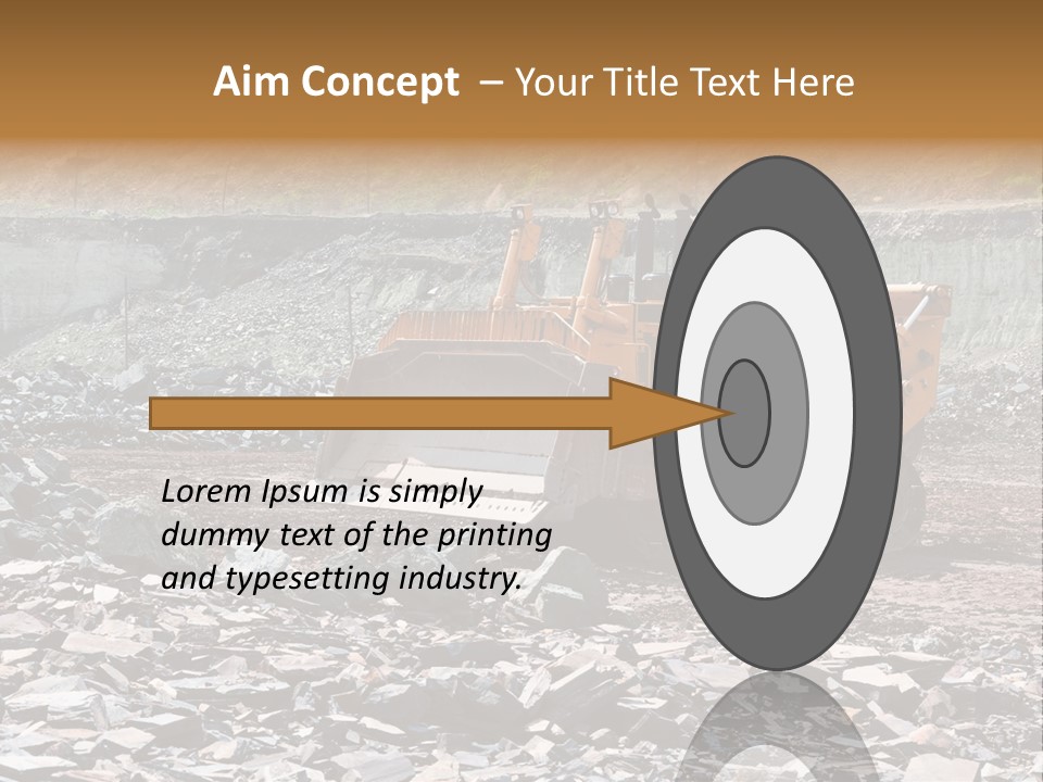 Layered Ecology Truck PowerPoint Template