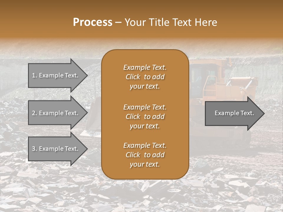 Layered Ecology Truck PowerPoint Template