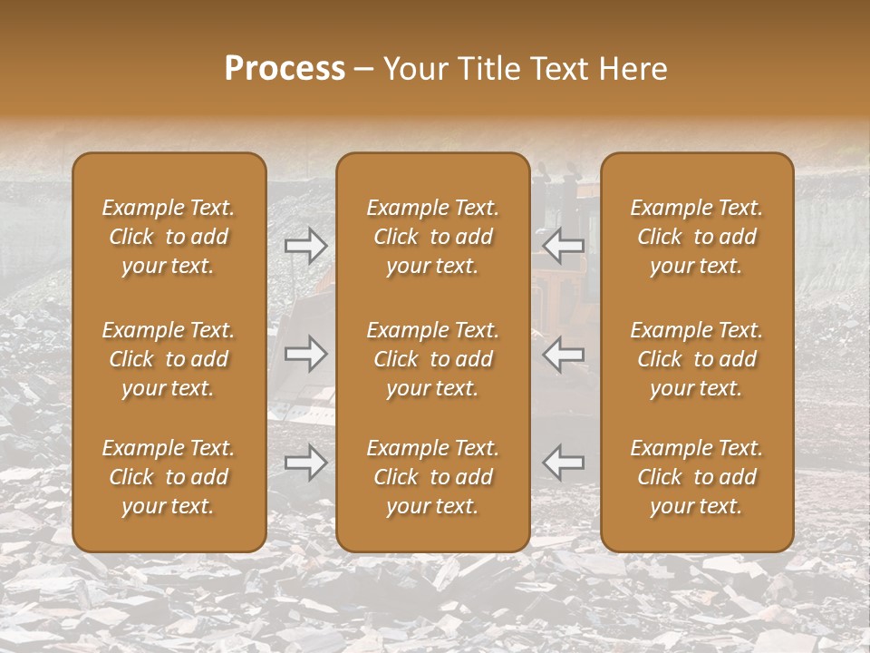 Layered Ecology Truck PowerPoint Template