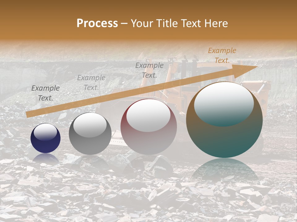 Layered Ecology Truck PowerPoint Template