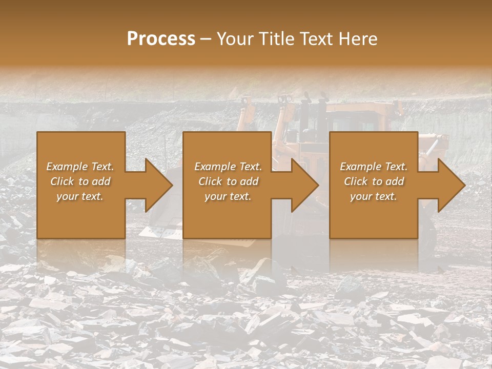 Layered Ecology Truck PowerPoint Template