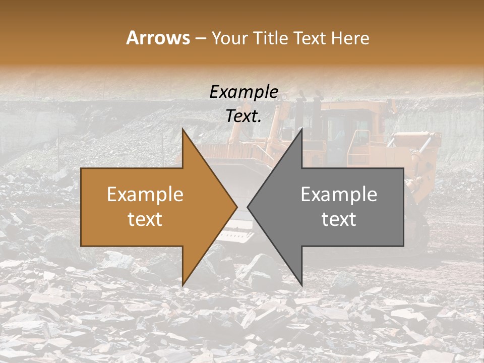 Layered Ecology Truck PowerPoint Template