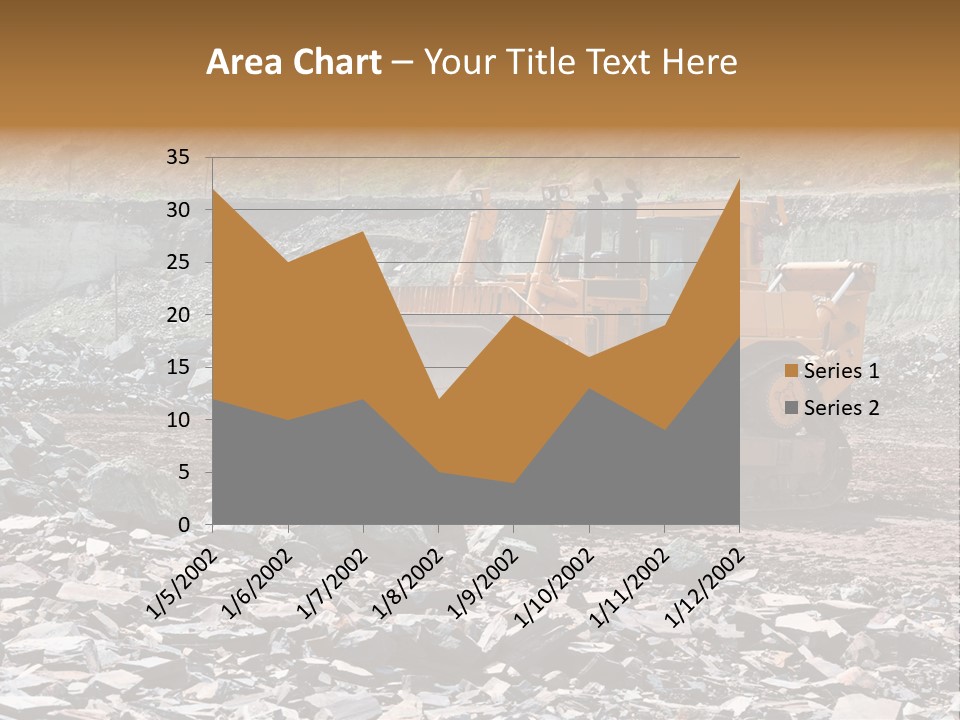 Layered Ecology Truck PowerPoint Template