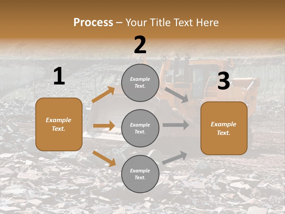 Layered Ecology Truck PowerPoint Template