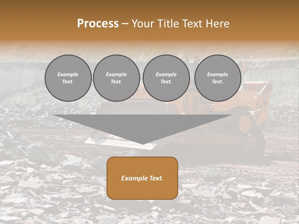 Layered Ecology Truck PowerPoint Template