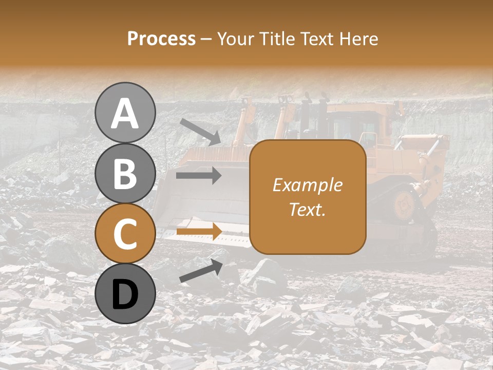 Layered Ecology Truck PowerPoint Template