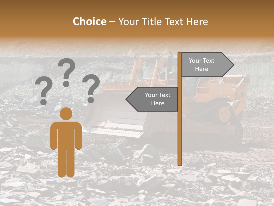 Layered Ecology Truck PowerPoint Template