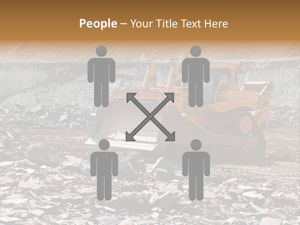 Layered Ecology Truck PowerPoint Template