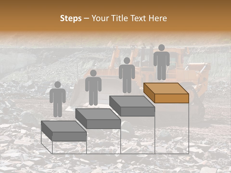 Layered Ecology Truck PowerPoint Template