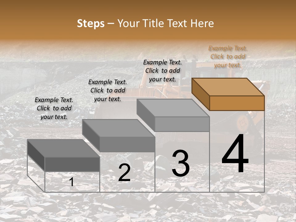 Layered Ecology Truck PowerPoint Template