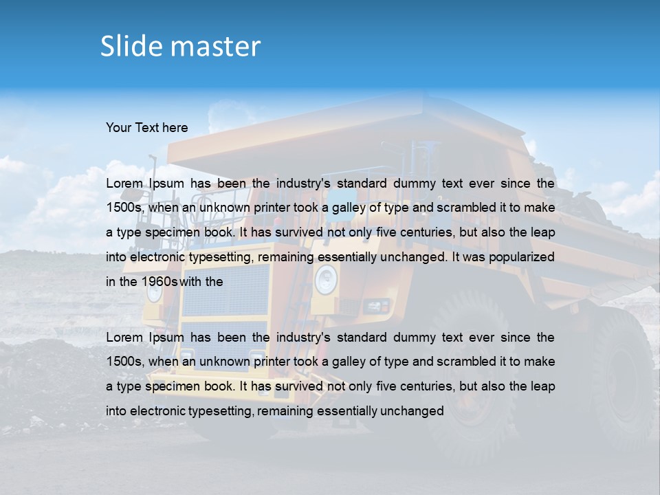 Environment Metal Ferric PowerPoint Template