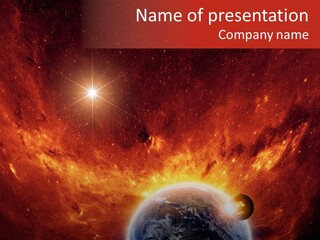 Abstract Astrology Faith PowerPoint Template