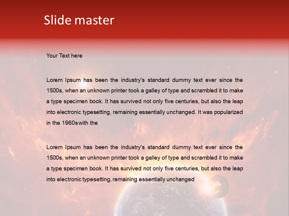 Abstract Astrology Faith PowerPoint Template