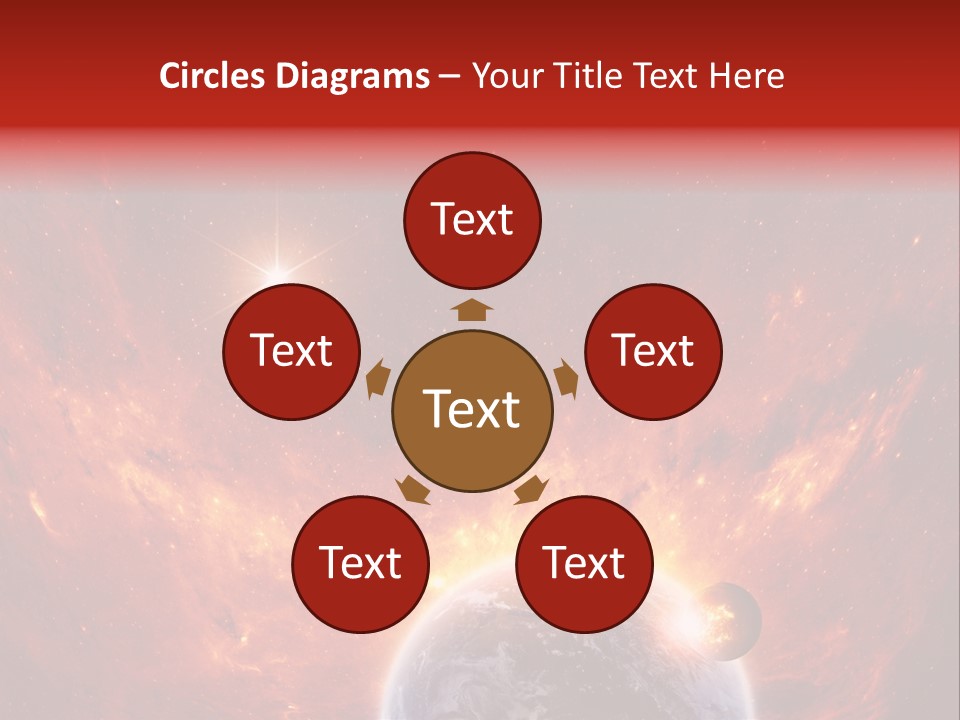 Abstract Astrology Faith PowerPoint Template