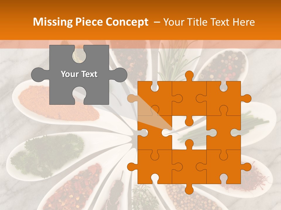 Marble Turmeric Large PowerPoint Template