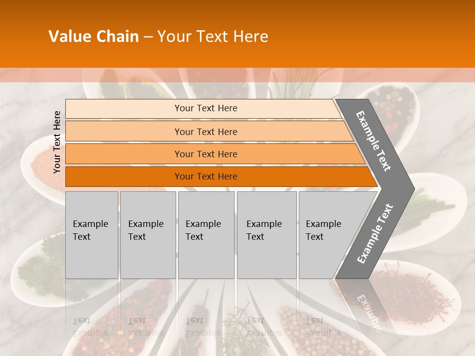 Marble Turmeric Large PowerPoint Template
