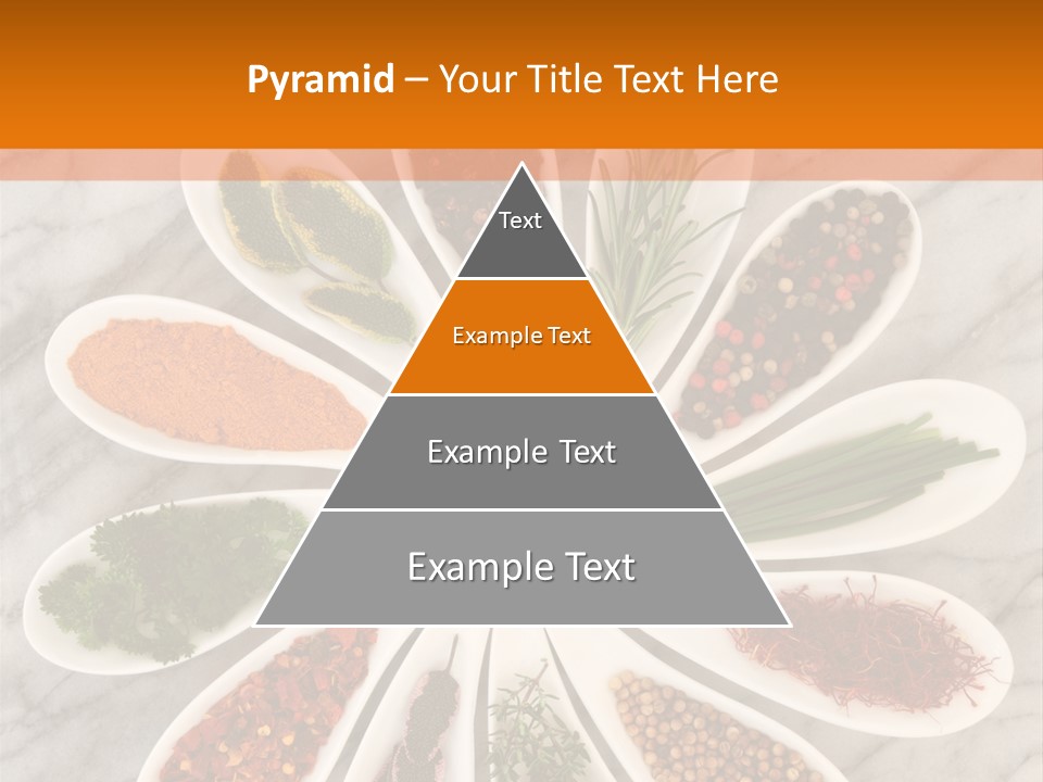 Marble Turmeric Large PowerPoint Template