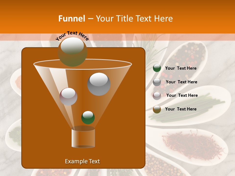 Marble Turmeric Large PowerPoint Template