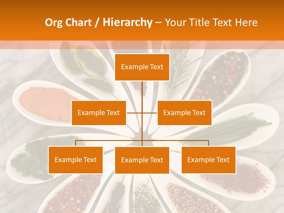 Marble Turmeric Large PowerPoint Template