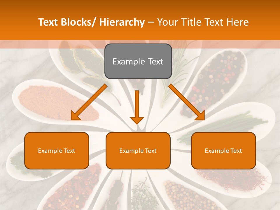 Marble Turmeric Large PowerPoint Template