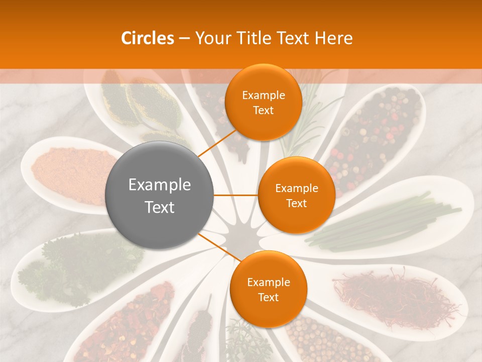 Marble Turmeric Large PowerPoint Template