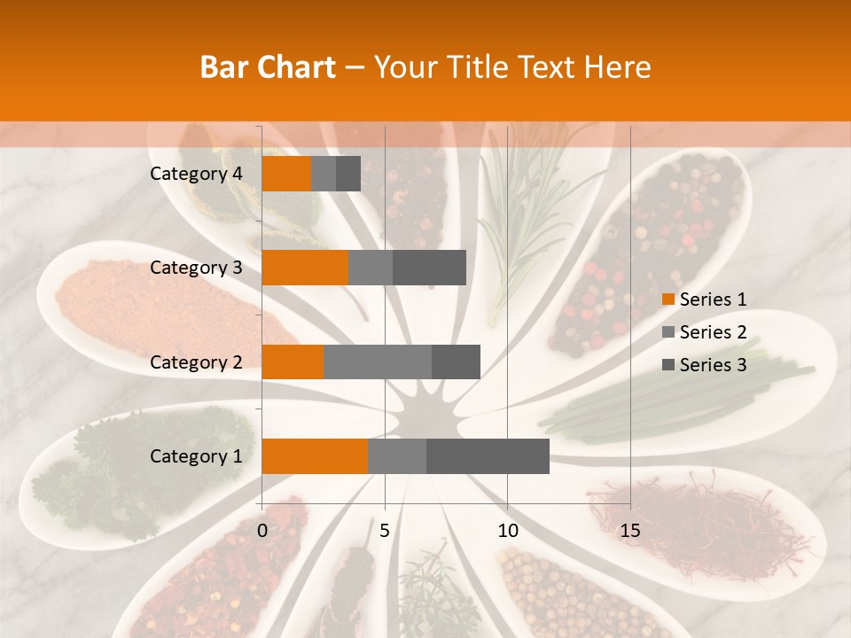 Marble Turmeric Large PowerPoint Template