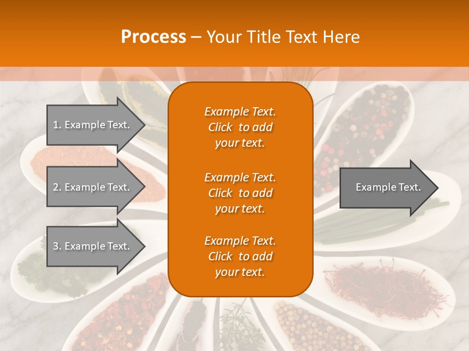 Marble Turmeric Large PowerPoint Template