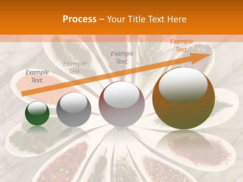 Marble Turmeric Large PowerPoint Template