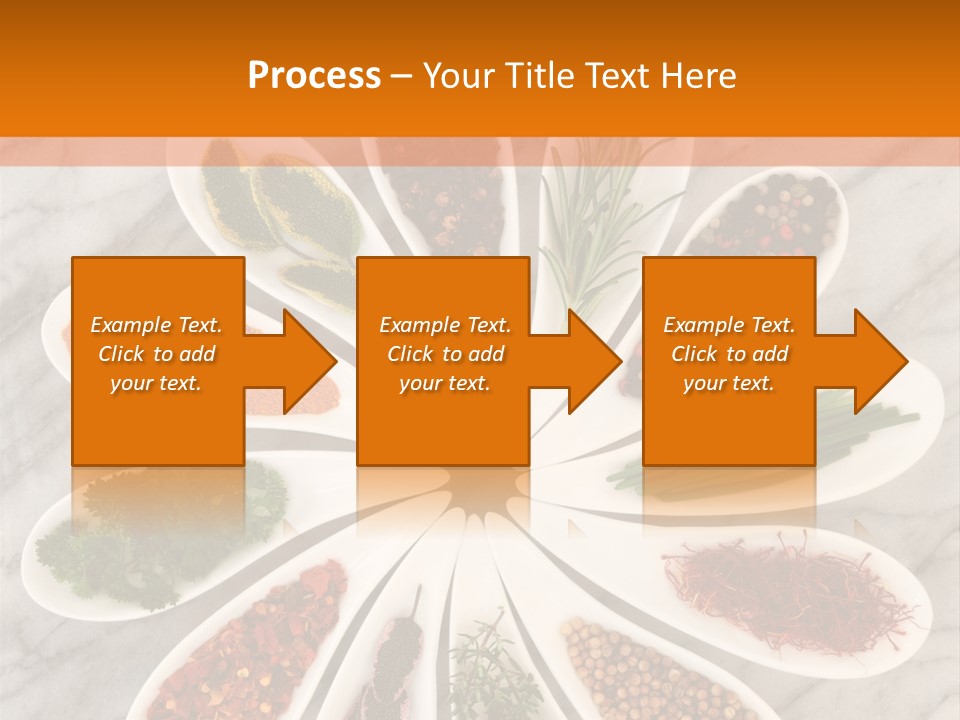 Marble Turmeric Large PowerPoint Template