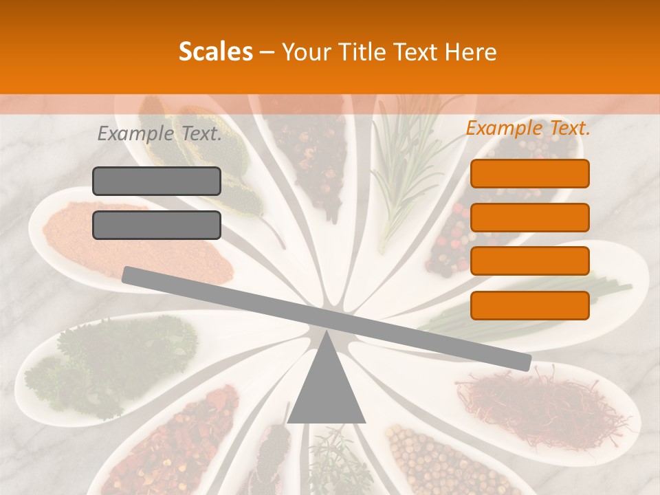 Marble Turmeric Large PowerPoint Template