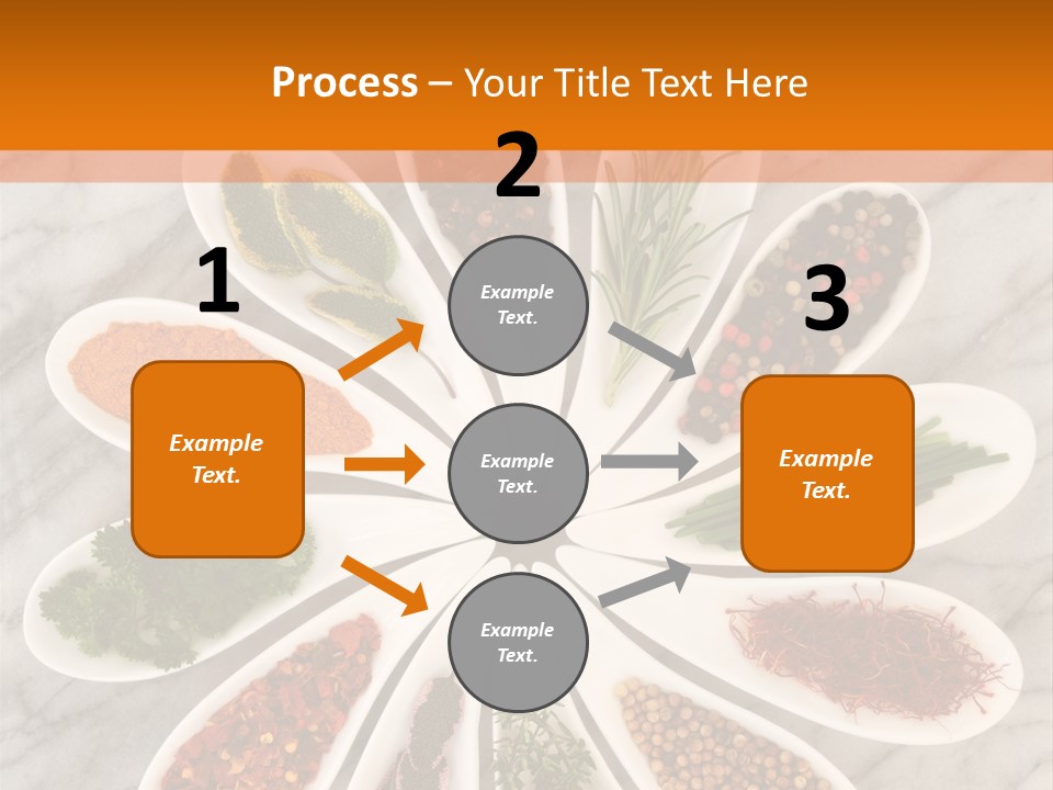 Marble Turmeric Large PowerPoint Template