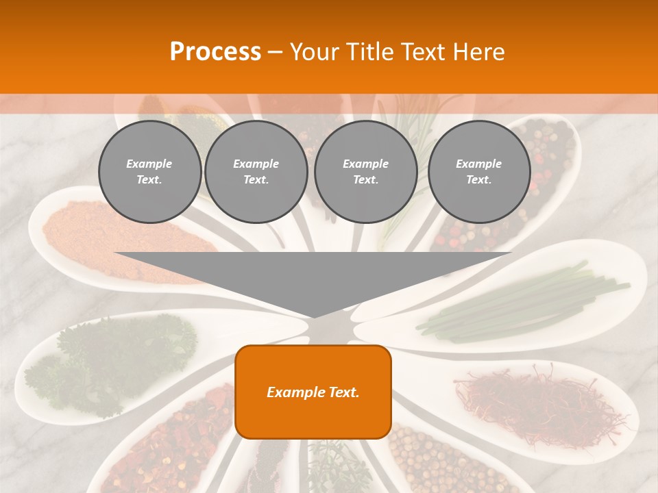 Marble Turmeric Large PowerPoint Template