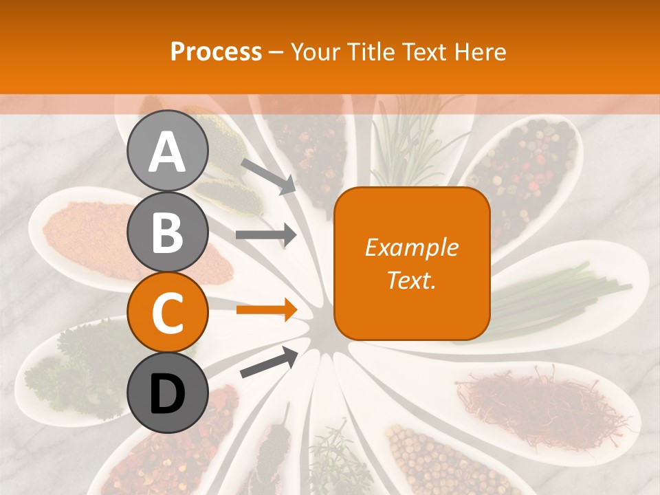 Marble Turmeric Large PowerPoint Template