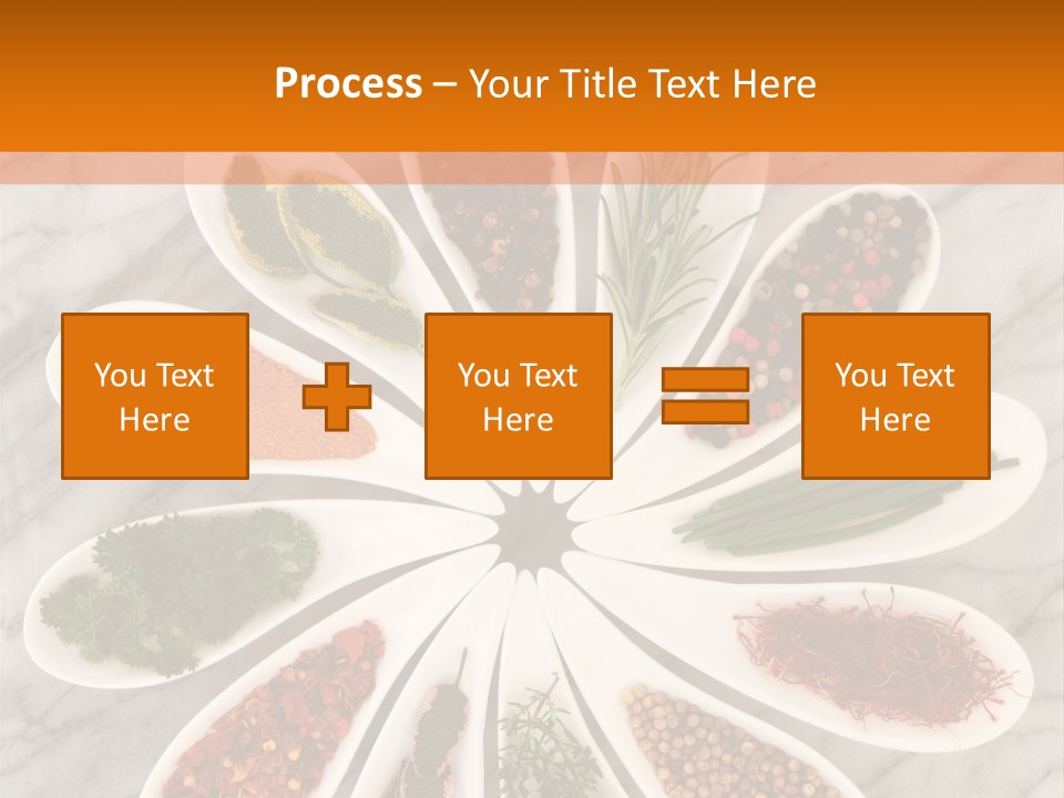 Marble Turmeric Large PowerPoint Template
