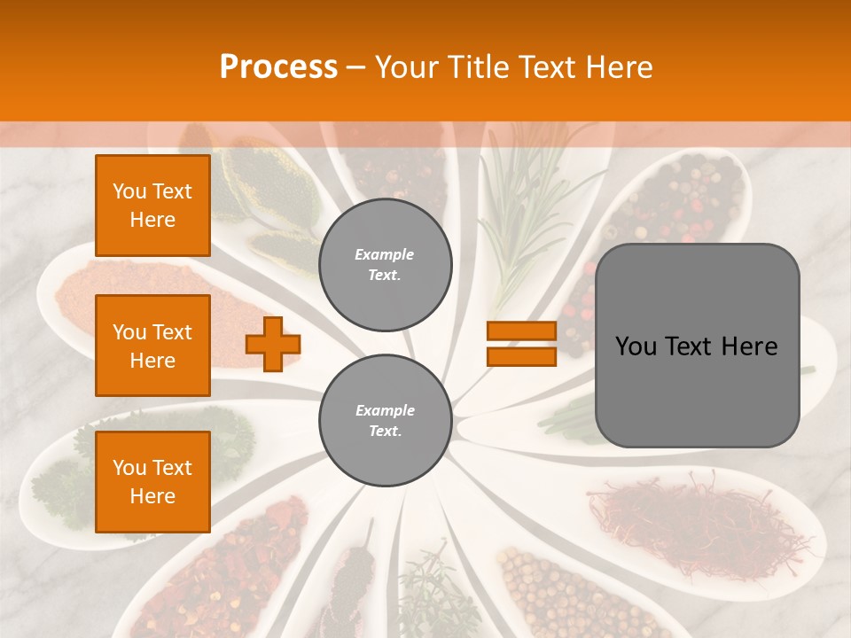 Marble Turmeric Large PowerPoint Template