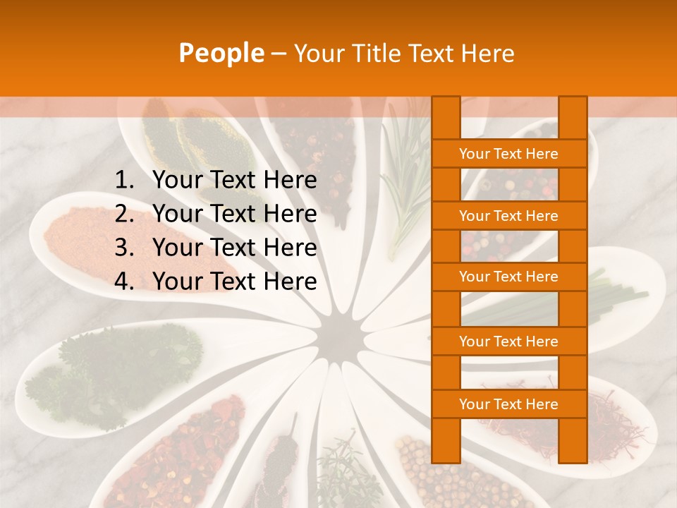 Marble Turmeric Large PowerPoint Template