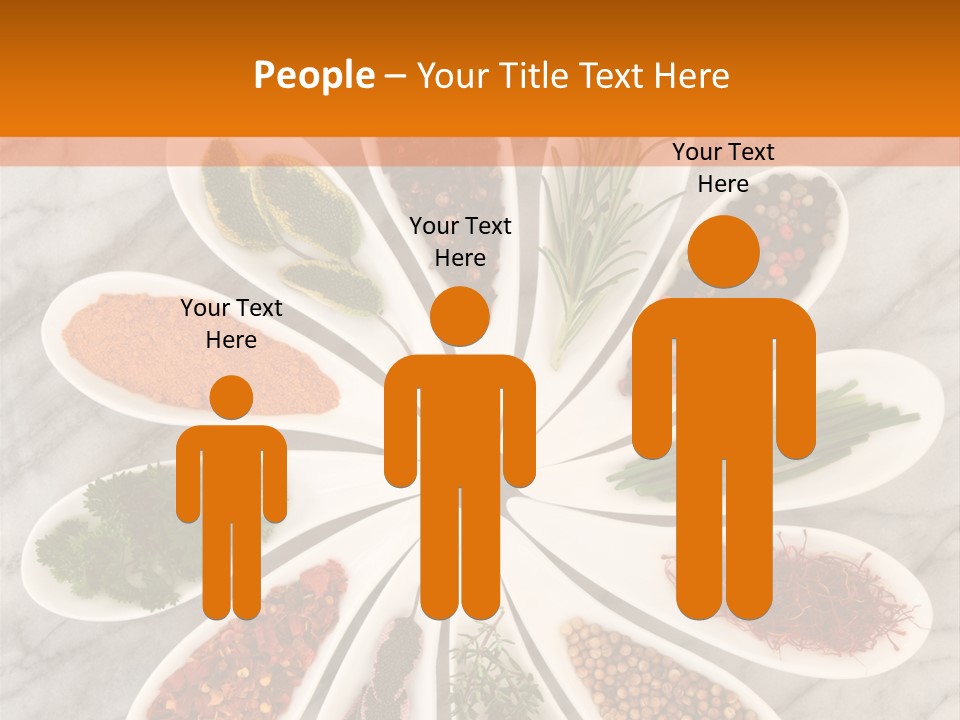 Marble Turmeric Large PowerPoint Template