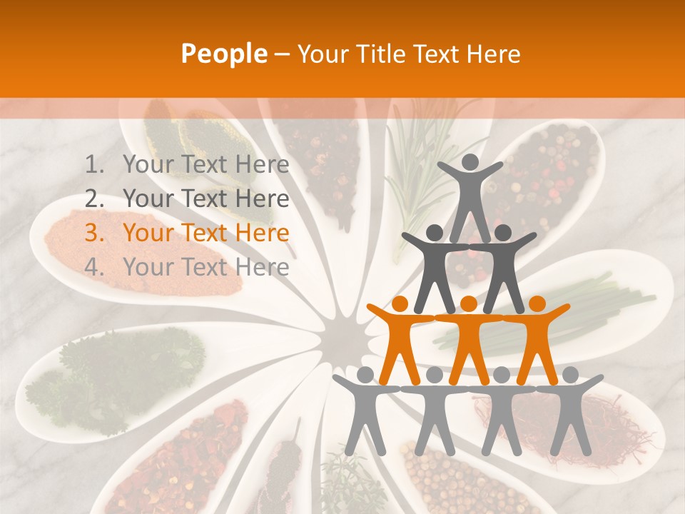 Marble Turmeric Large PowerPoint Template