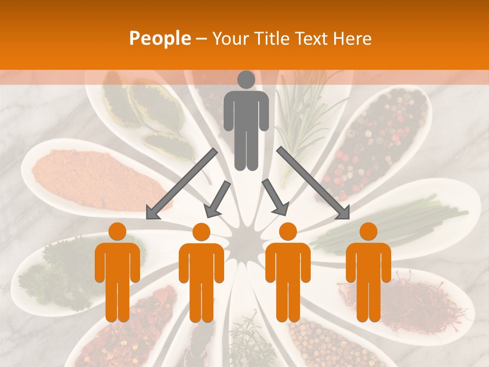 Marble Turmeric Large PowerPoint Template